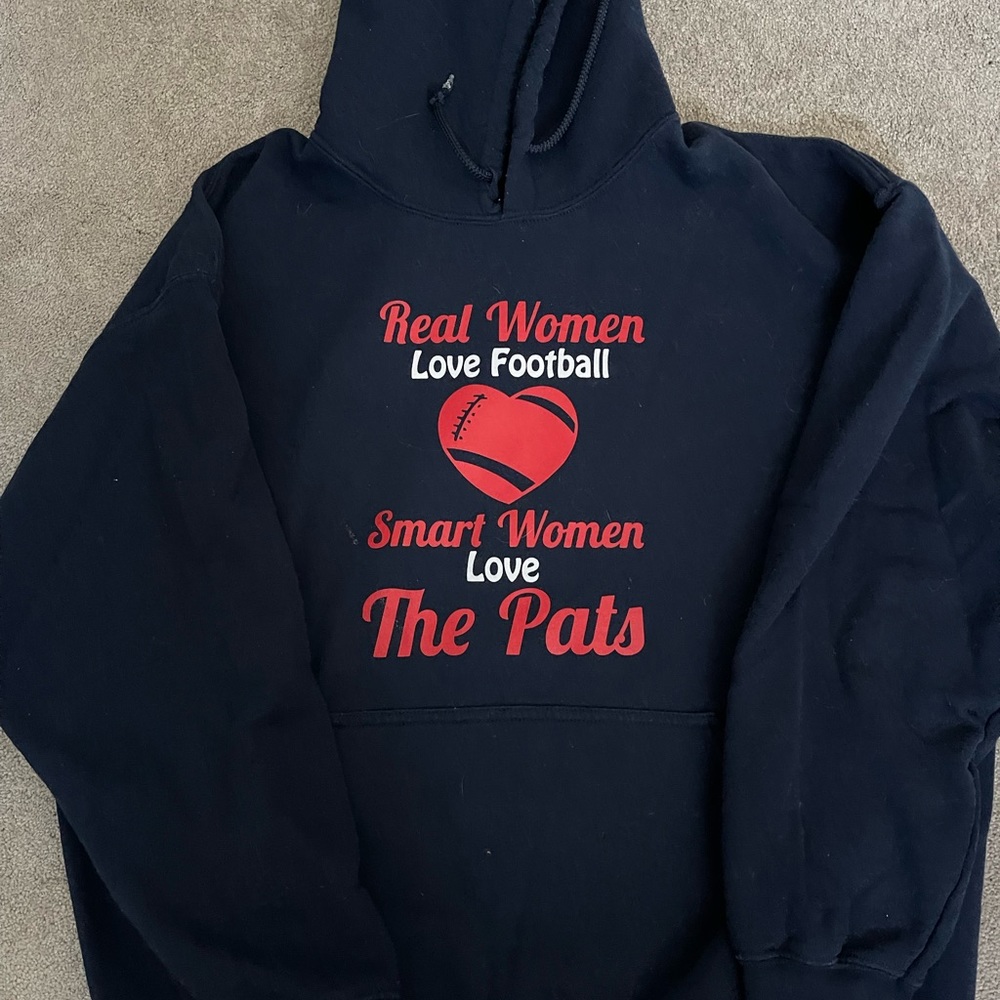 Patriots Fans!! Hooded sweatshirt  size XL